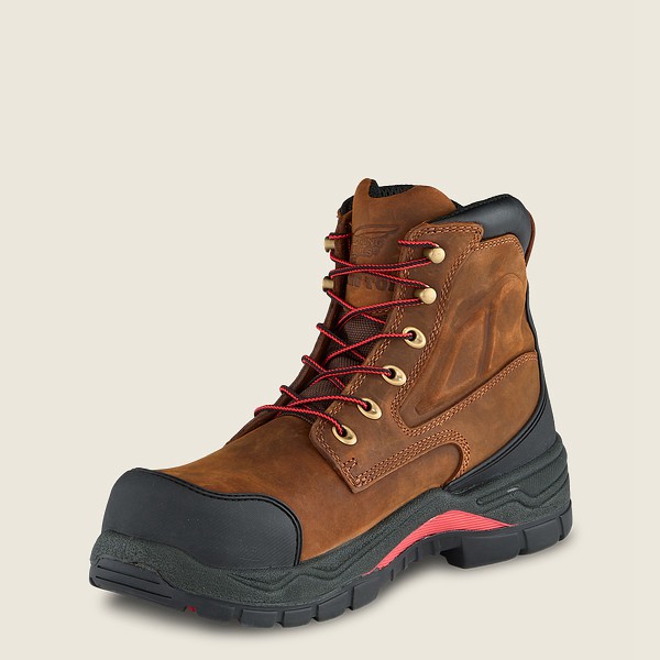 Botas de Seguridad Red Wing Hombre Marrom/Negros - King Toe® Adc - 6-Inch Waterproof Toe - 862-AILKO